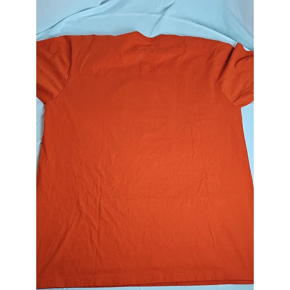 NFL Team Apparel Denver Broncos Helmet T-Shirt Men's XL Orange